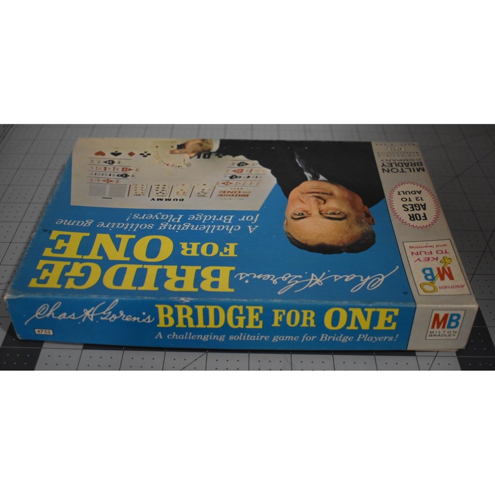 1967 Milton Bradley Chas A Goren Bridge for One Solitaire Game 4753 COMPLETE - Picture 10 of 16